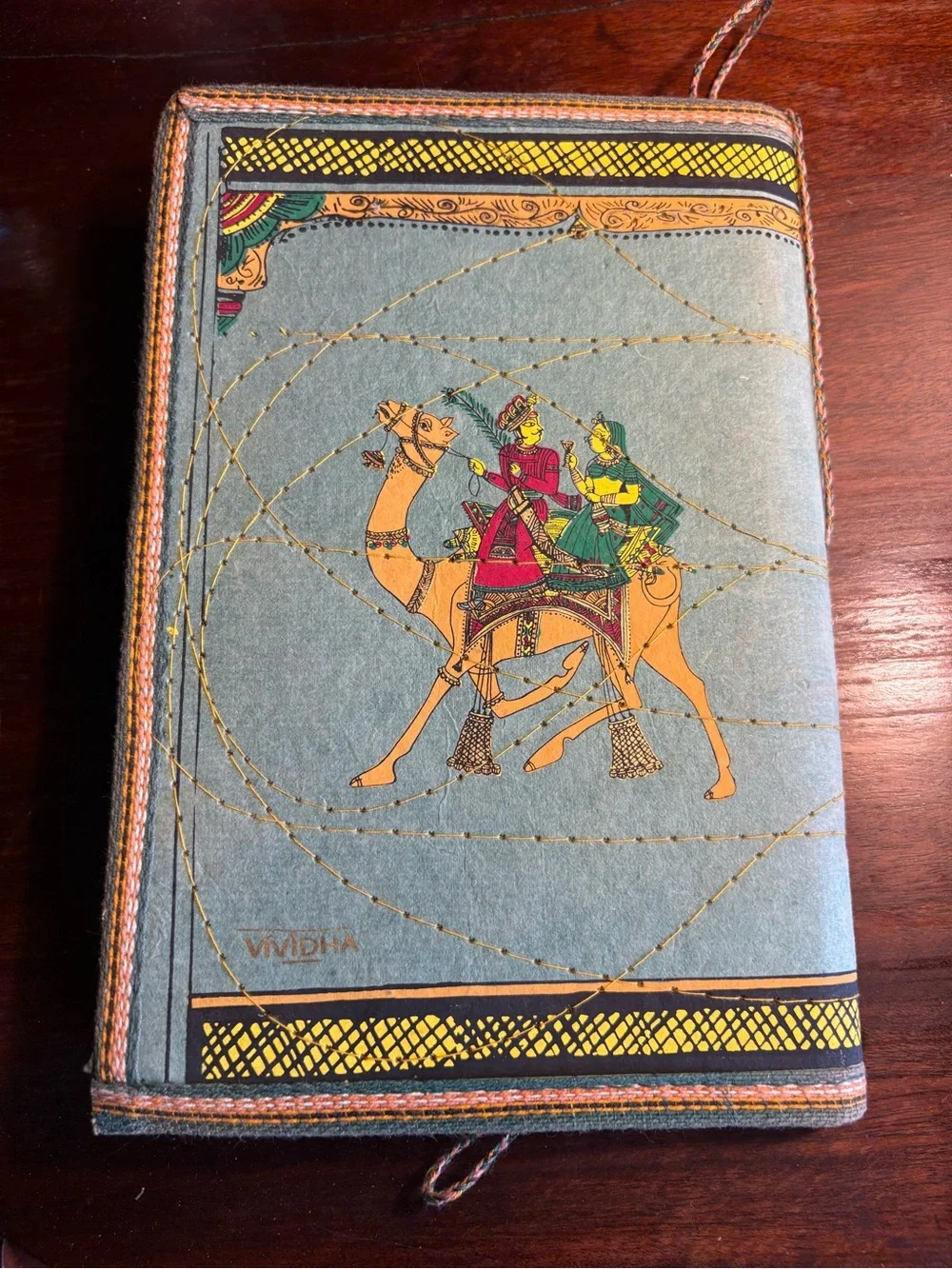Indian journal/diary with handmade paper, 100% recycled paper